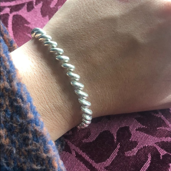 Sterling Silver bracelet made in Italy - Picture 1 of 8